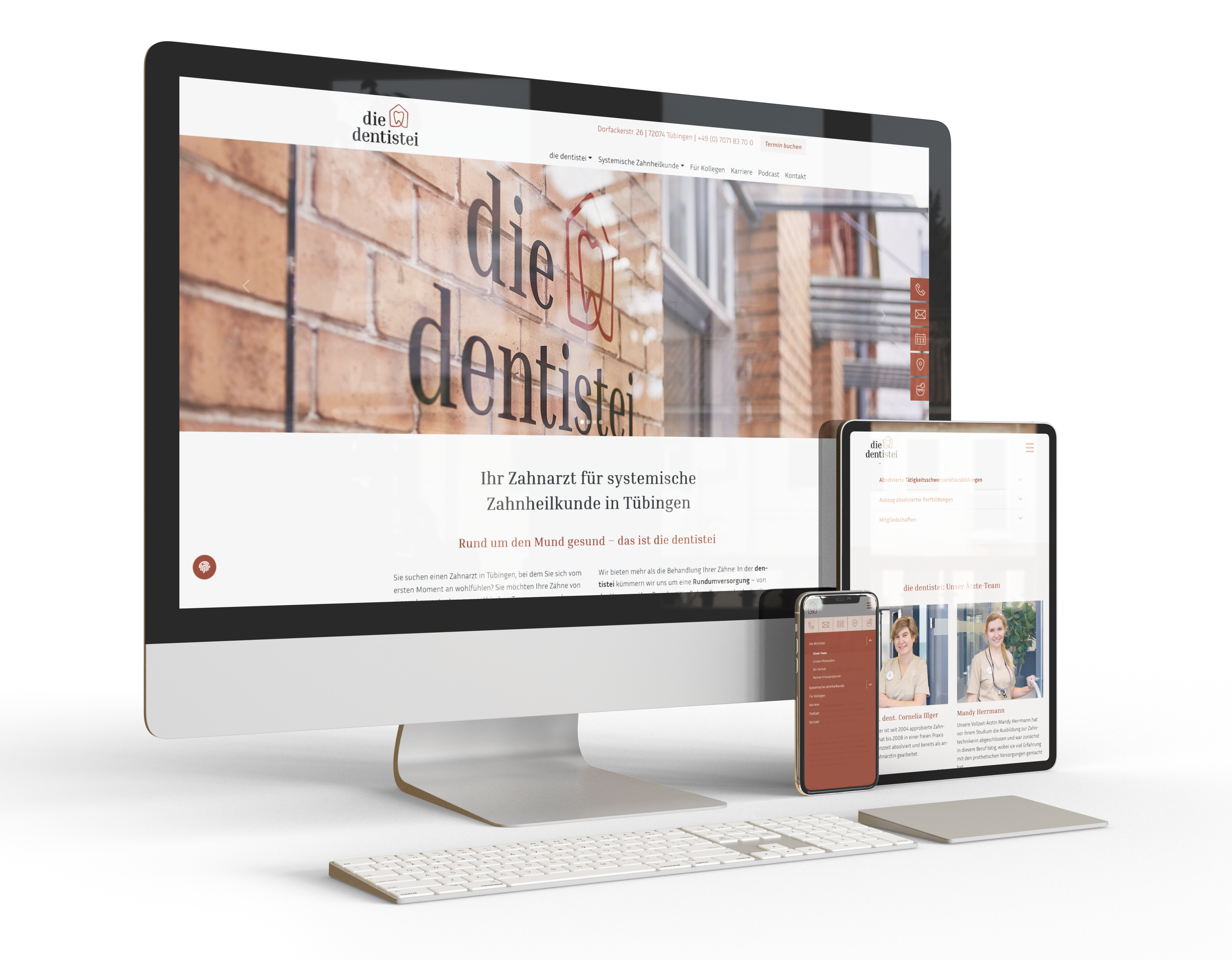 Die dentistei - eine moderne Website