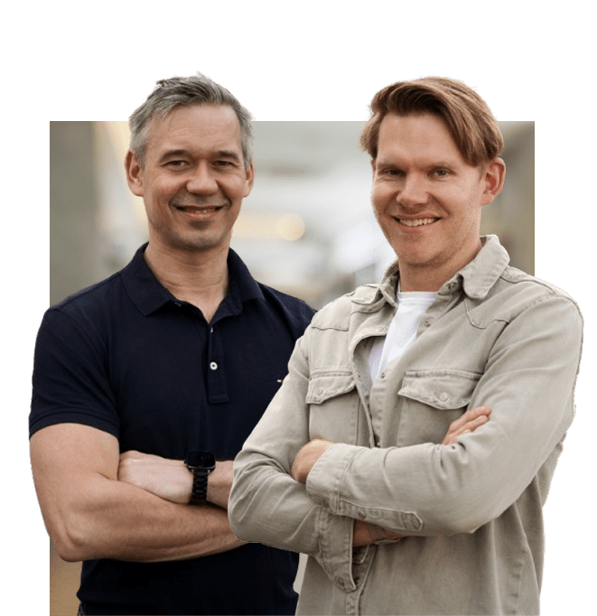 Die Geschäftsführer von quellcoder Hendrik Seiler & Darius Mozgiel