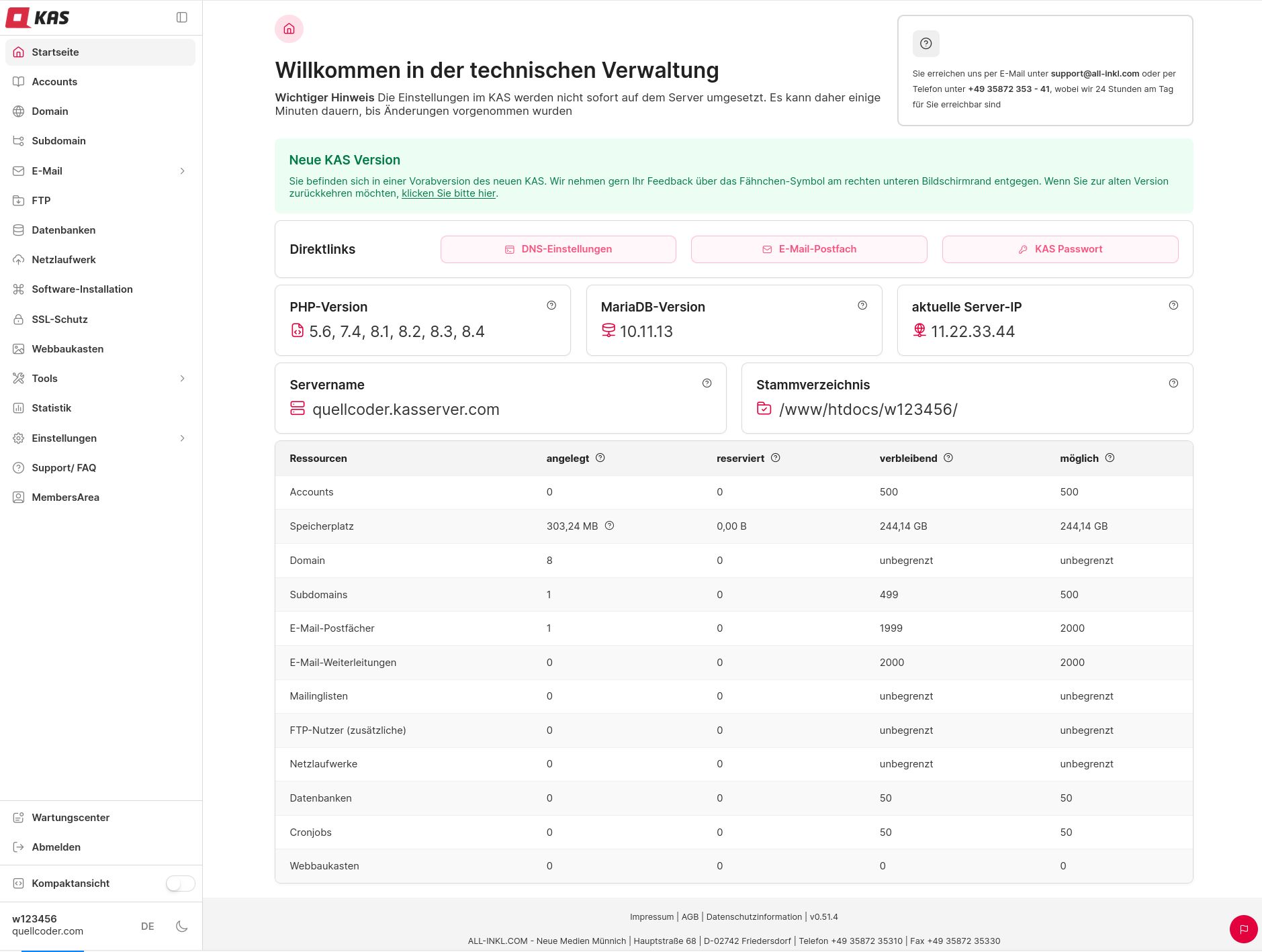 All Inkl - KAS Beta UI Web Design Relaunch