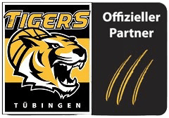 Offizieller Business Partner der Tigers Tübingen
