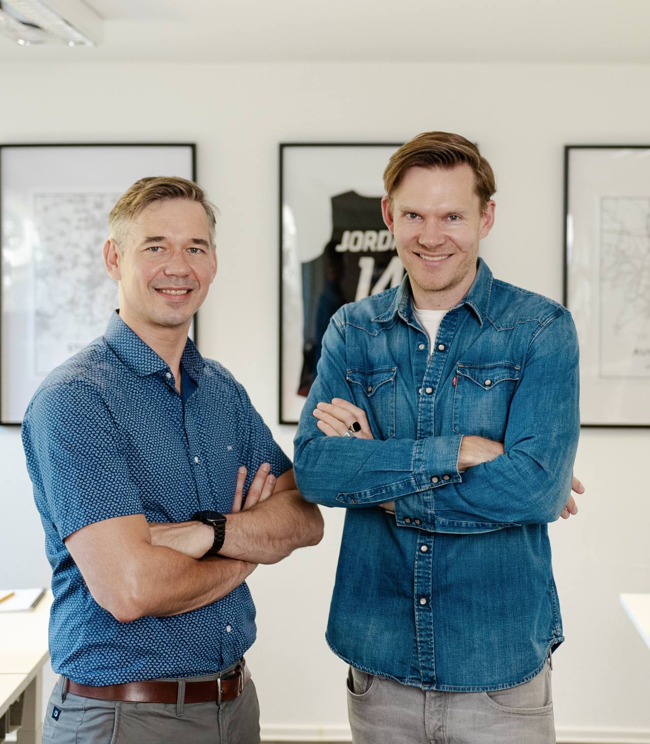 Die Geschäftsführer von quellcoder - Darius Mozgiel und Hendrik Seiler