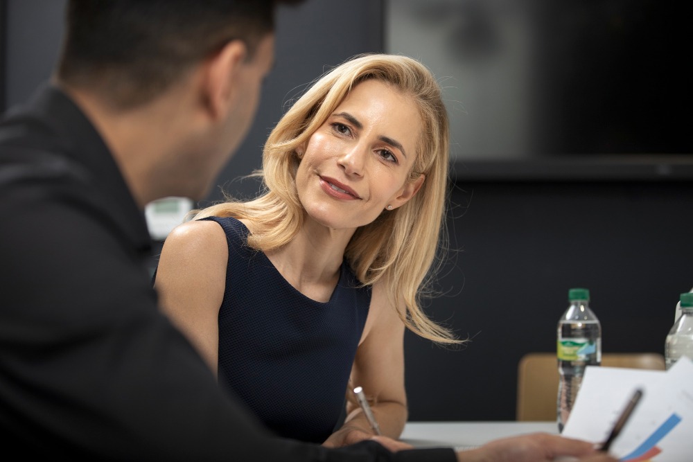 Coaching-Situation – Gespräch zwischen Coach und Klient
